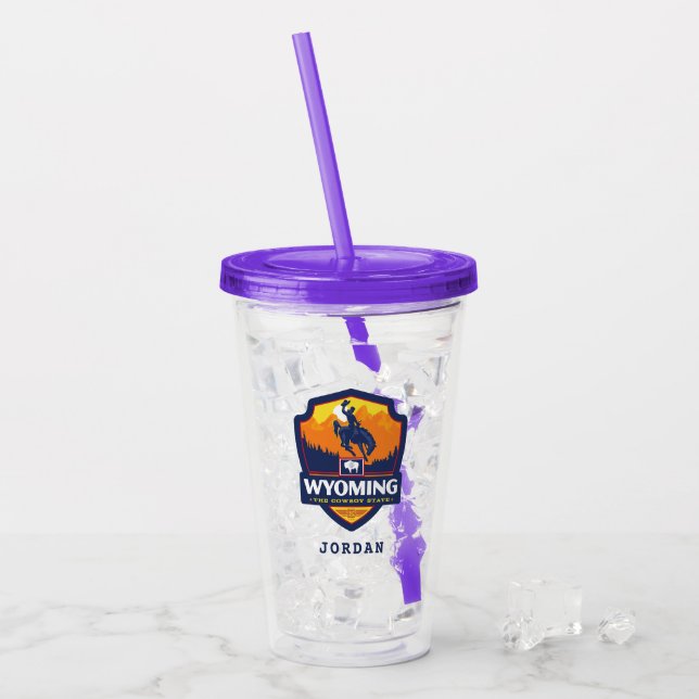 State Pride | Wyoming Acrylic Tumbler (Front Ice)