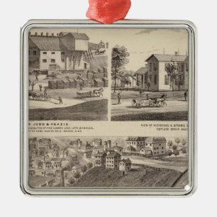 State Prison of Minnesota Metal Ornament