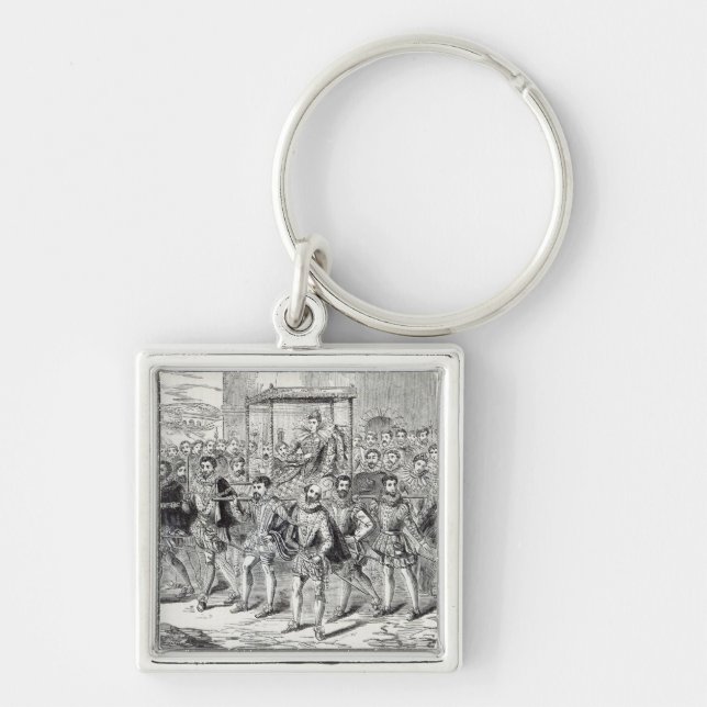 State progress of Queen Elizabeth Keychain (Front)