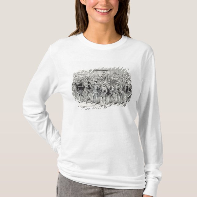 State progress of Queen Elizabeth T-Shirt (Front)