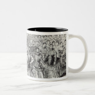 State progress of Queen Elizabeth Two-Tone Coffee Mug