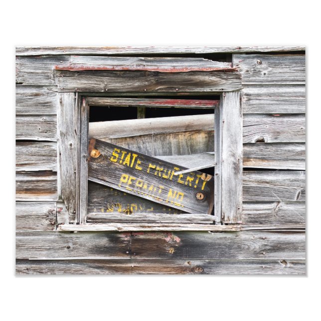 State Property Photo Print (Front)