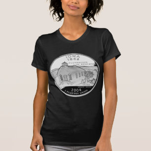 State Quarter of Iowa Reverse Side Faux T-Shirt
