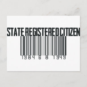 State Registered Postcard