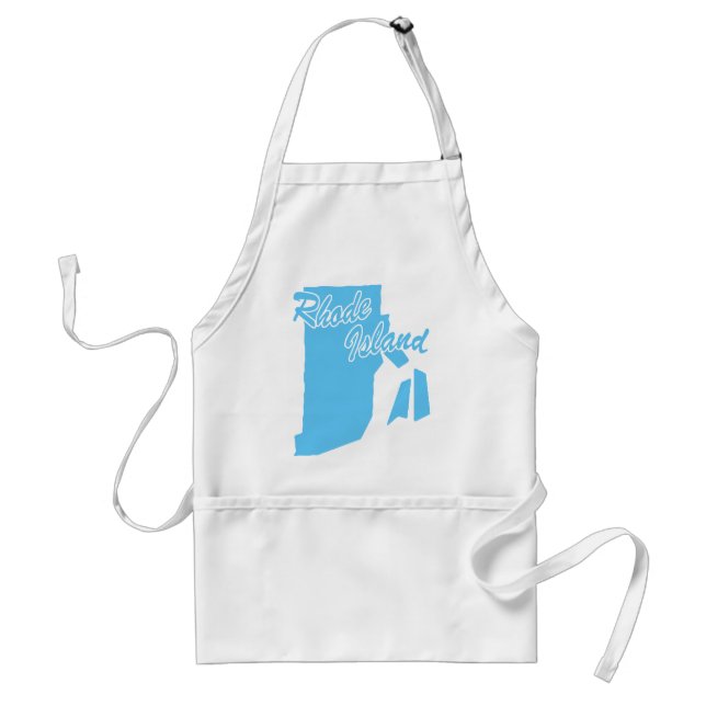 State Rhode Island Adult Apron (Front)