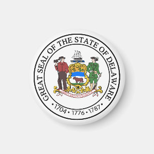 State Seal of Delaware Magnet