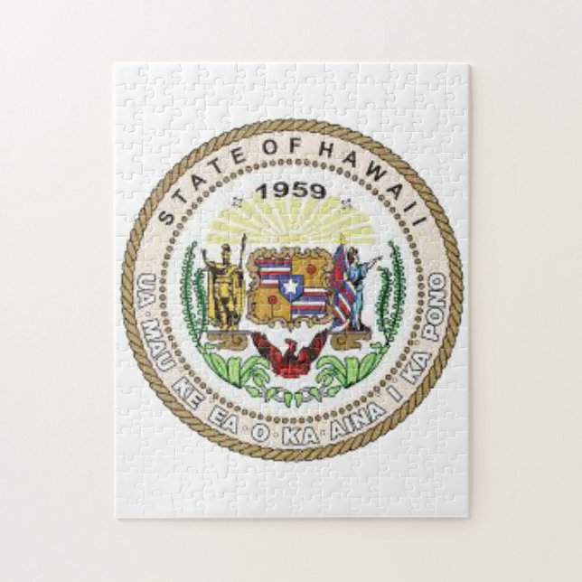 State Seal of Hawaii. Jigsaw Puzzle (Vertical)