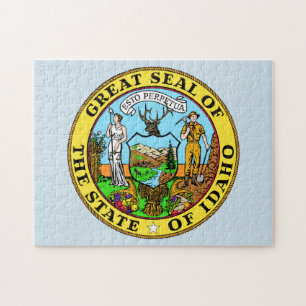State Seal of Idaho. Jigsaw Puzzle
