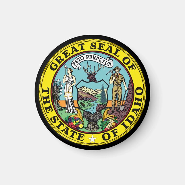 State Seal of Idaho Magnet (Front)
