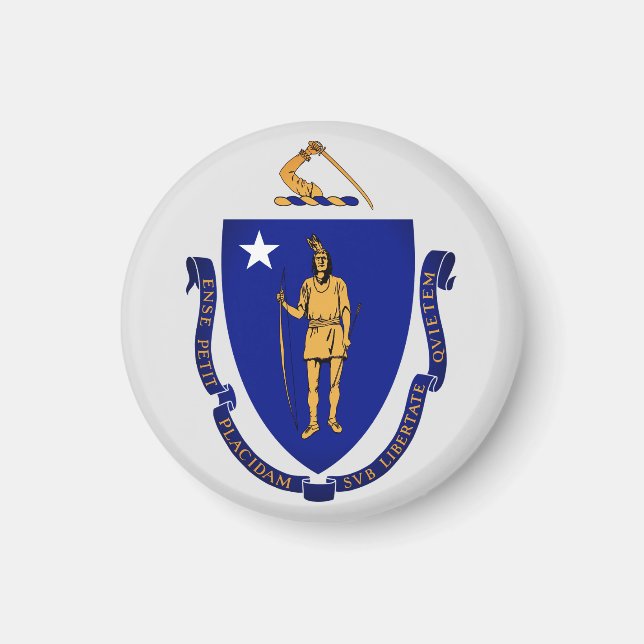 State Seal of Massachusetts Magnet (Front)