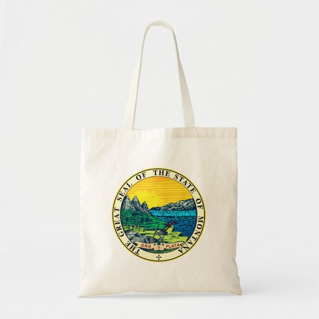 State Seal of Montana (USA) Tote Bag (Front)