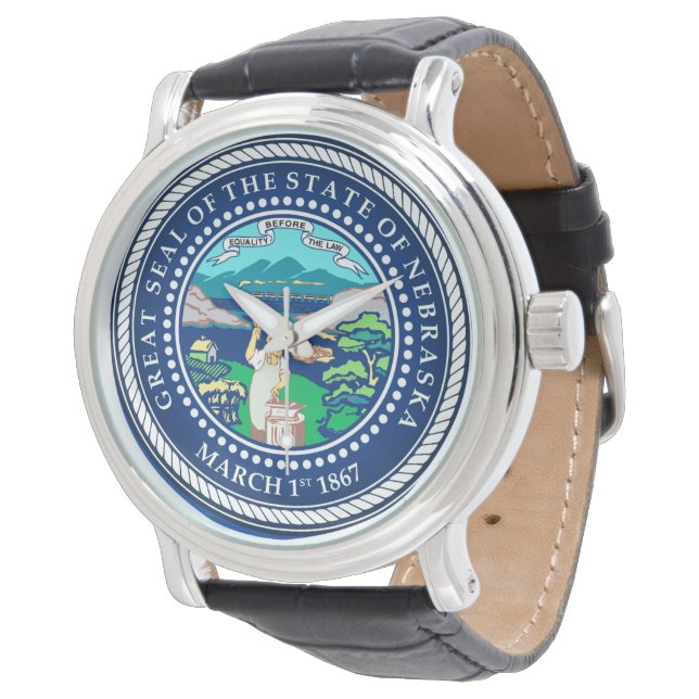 State Seal of Nebraska Watch (Angled)