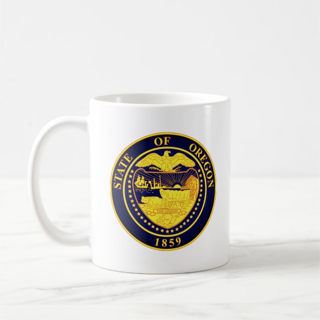 State Seal of Oregon Coffee Mug (Left)