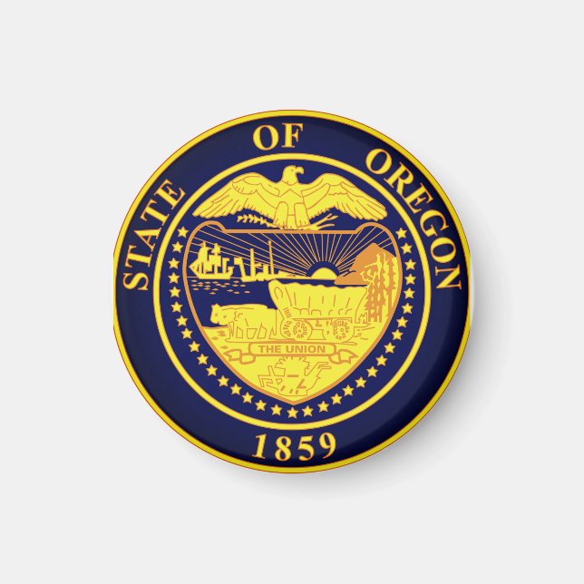 State Seal of Oregon Magnet (Front)