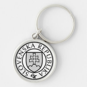 State Seal of Slovakia Keychain