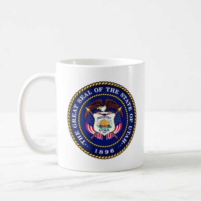 State Seal of Utah Coffee Mug (Left)