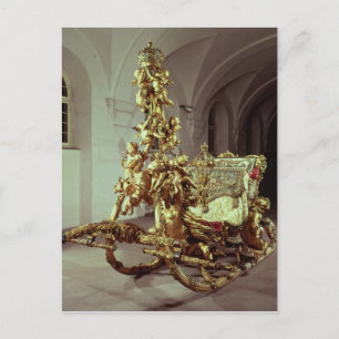 State sleigh of Ludwig II built 1872-80 Postcard