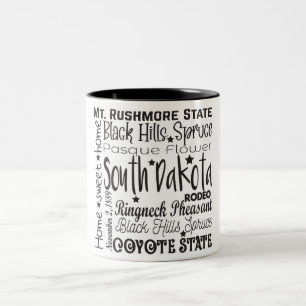 State/South Dakota Two-Tone Coffee Mug