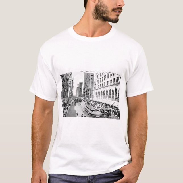 State Street, Chicago, Illinois T-Shirt (Front)