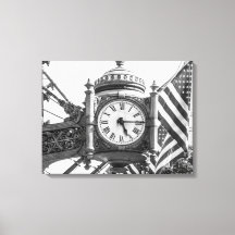 State Street Clock | Black and White Landscape