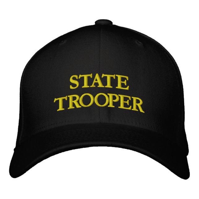 STATE TROOPER EMBROIDERED HAT (Front)