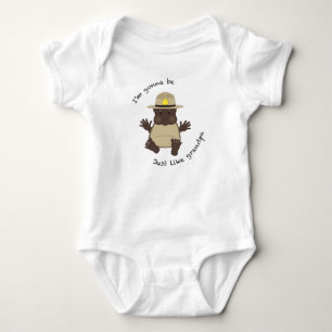 State trooper grandpa baby bodysuit