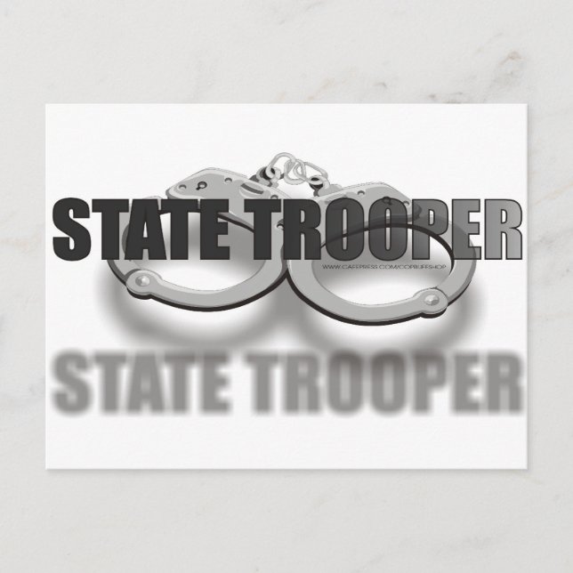 STATE TROOPER POSTCARD (Front)