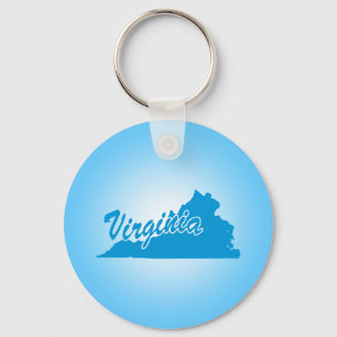 State Virginia Keychain