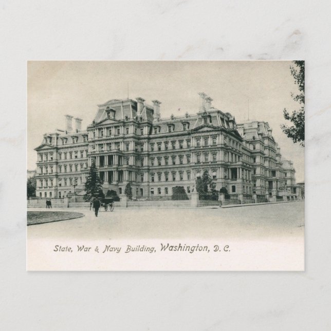State, War, Navy Building, Washington DC Vintage Postcard (Front)