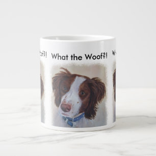 STATELY AUBURN SETTER MIX LARGE COFFEE MUG