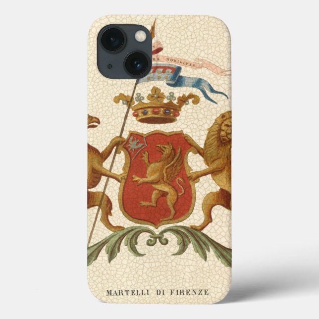 Stately Heraldic Badge with Griffin and Lion Case-Mate iPhone Case (Back)