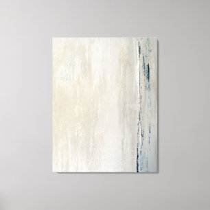 'Statement' Beige Abstract Art Canvas Print