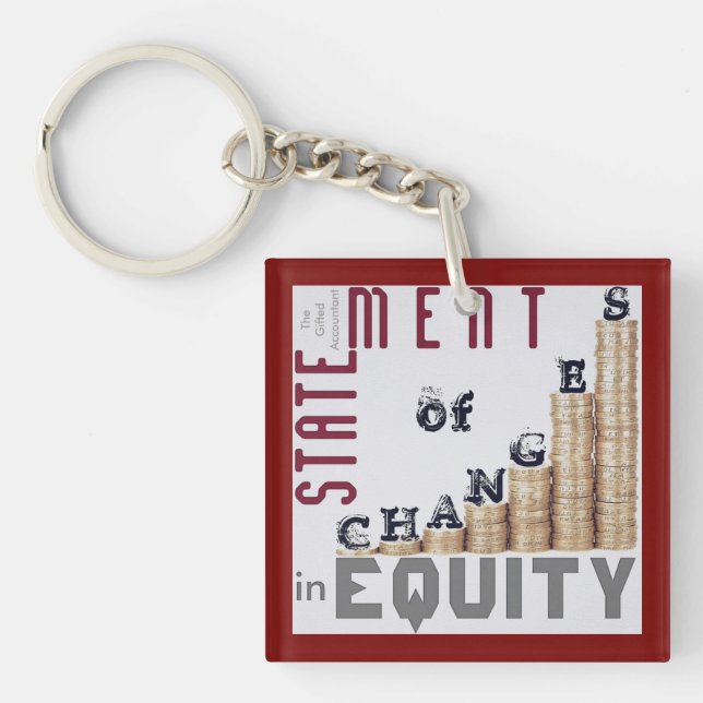 "Statement Of Changes In Equity" Keychain (Front)