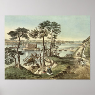 Staten Island and the Narrows from Fort Hamilton Poster