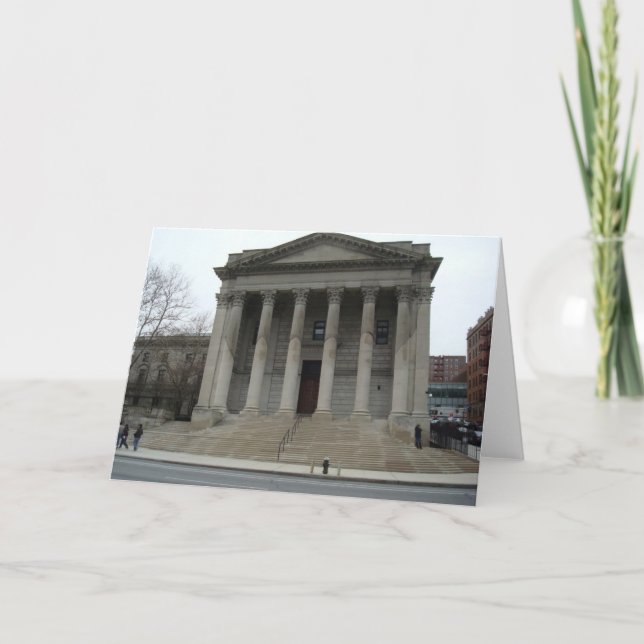 Staten Island County Courthouse Greeting Card (Front)