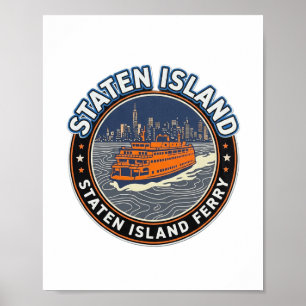 Staten Island Ferry – Dawn Passage Poster