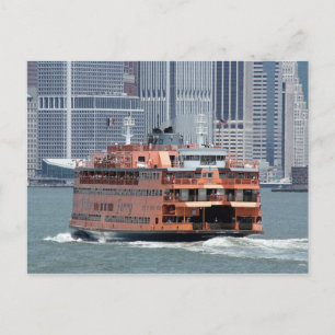 Staten Island Ferry New York Harbour Post Card