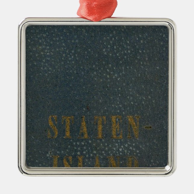 Staten Island Metal Ornament (Front)