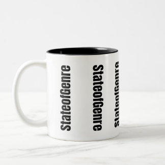 StateofGenre Black and White Mug