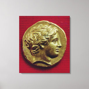 Stater of Philip II King of Macedonia Canvas Print