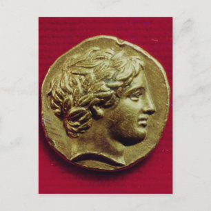 Stater of Philip II  King of Macedonia Postcard