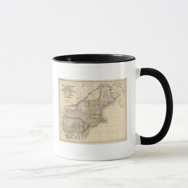 States of Maine, New Hampshire, Vermont Mug (Right)