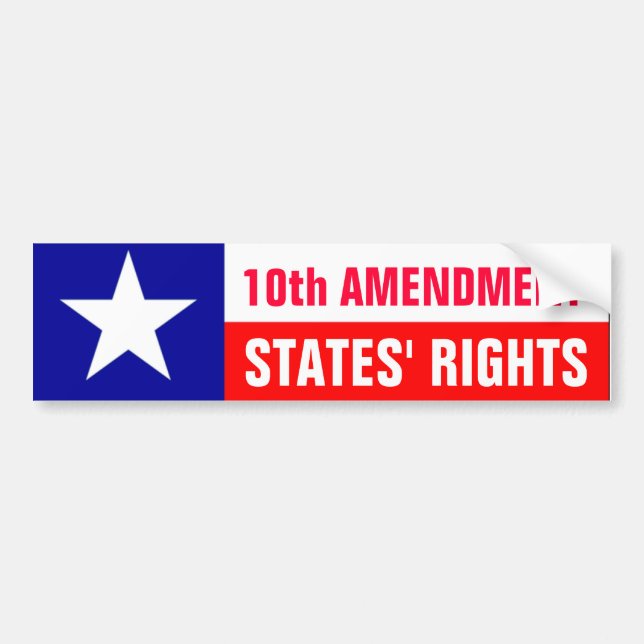 States' Rights Bumper Sticker (Front)