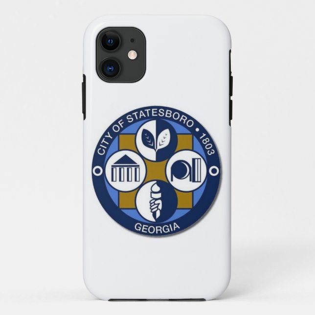 Statesboro, Georgia Seal Case-Mate iPhone Case (Back)