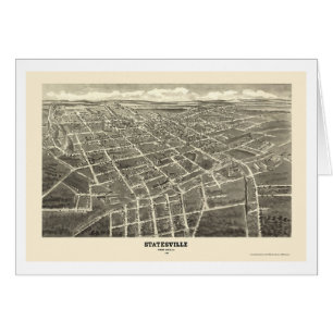 Statesville, carte panoramique d'OR - 1907