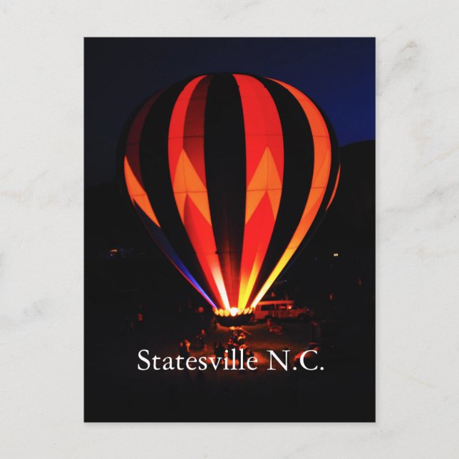 Statesville N.C. Postcard (Front)
