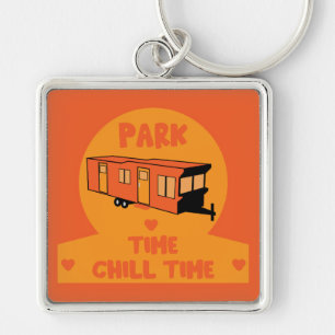 Static Caravan Home Gift Keychain