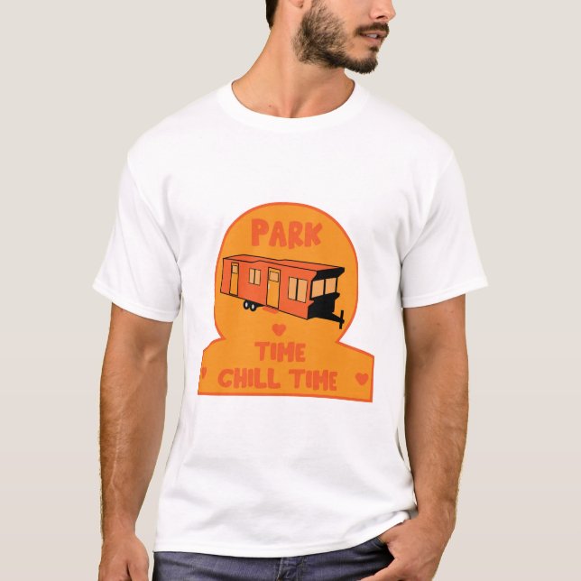 Static Caravan Home Gift T-Shirt (Front)