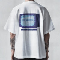 Static My Head - 90s Vintage Retro TV Glitch Art T