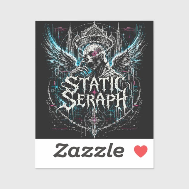 Static Seraph Gothic Cyberpunk Graphic (Sheet)